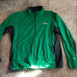 Mens XXL The North Face Green Windstopper jacket
